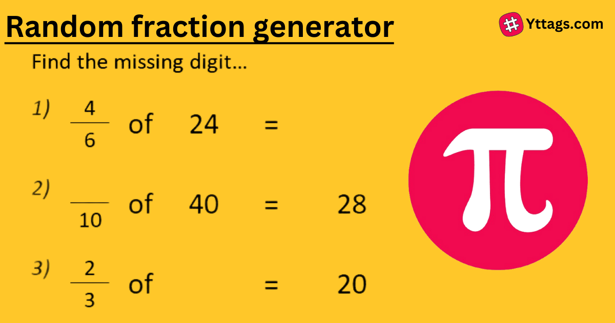 Random Fraction Generator