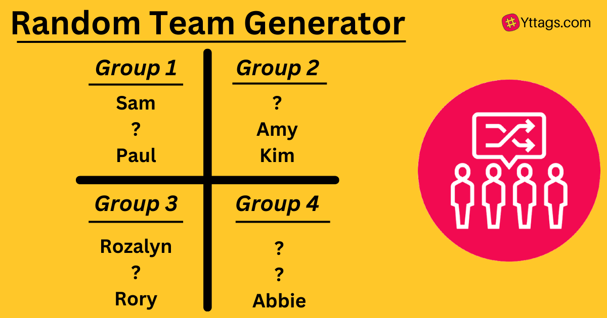 Random Team Generator
