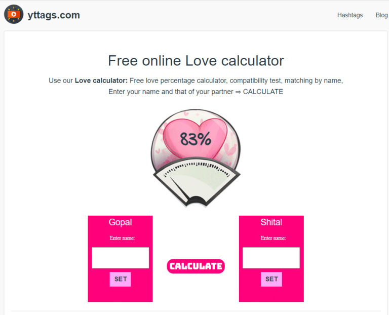 Love Calculator [99.9% Accurate]: Find Astrology Compatibility ...