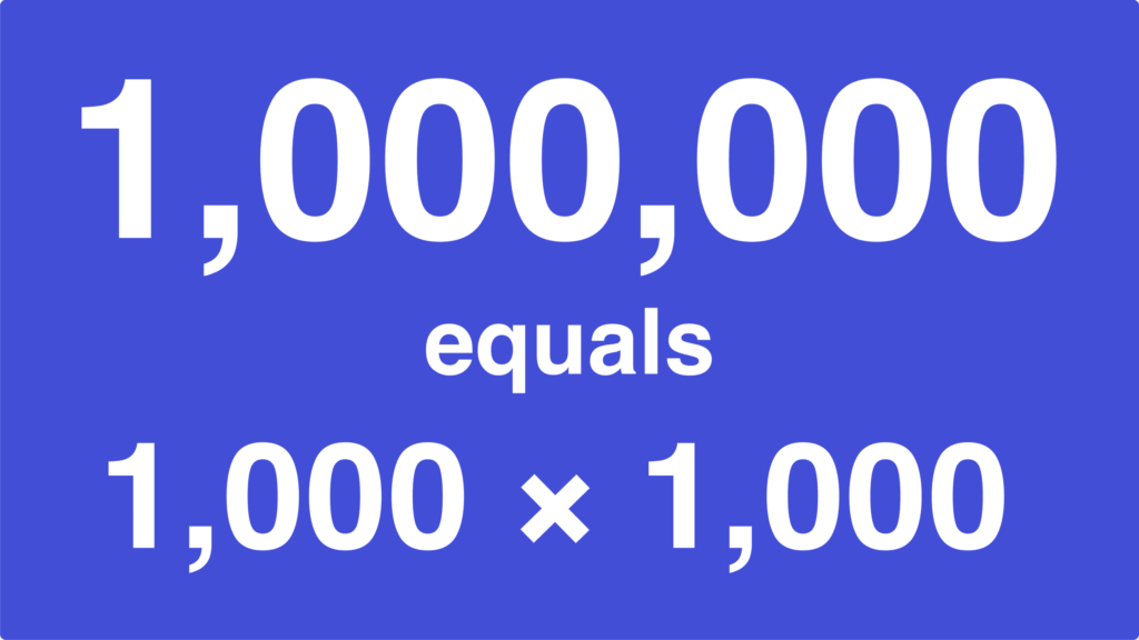 How Much is 1 Million? (1 Million in Numbers) - Yttags.com