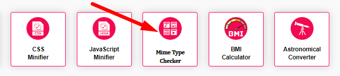 Mime Type Checker Step 1