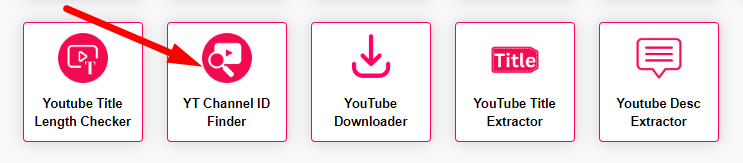 YouTube Channel ID Finder Step 1